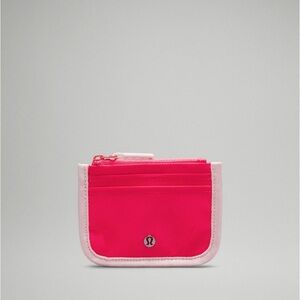 Lululemon True Identity Card Case, Glaze Pink/Flush Pink - NWT